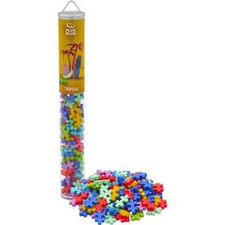 Plus Plus Tube tropical Plus-Plus: 100 stuks