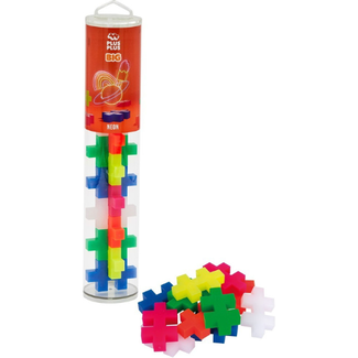 Plus Plus Tube neon BIG Plus-Plus: 15 stuks