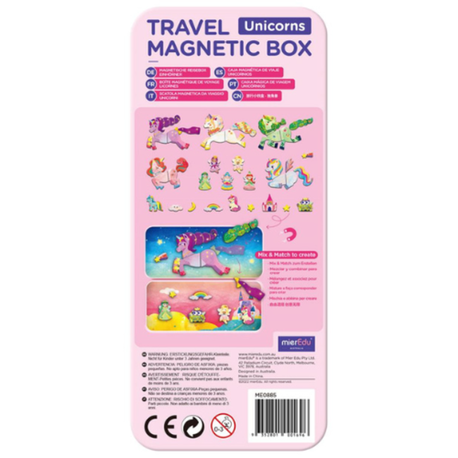 MierEdu Speelgoed, Magneet doosje - Unicorns