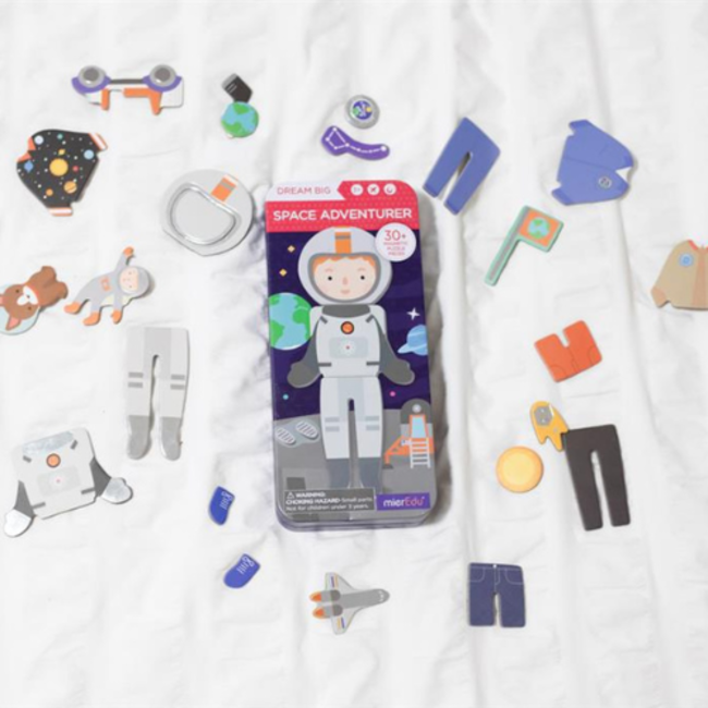 MierEdu Speelgoed, Magneetdoosje - Ruimtevaarders
