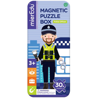 MierEdu Speelgoed, Magneet doosje - Police Officer