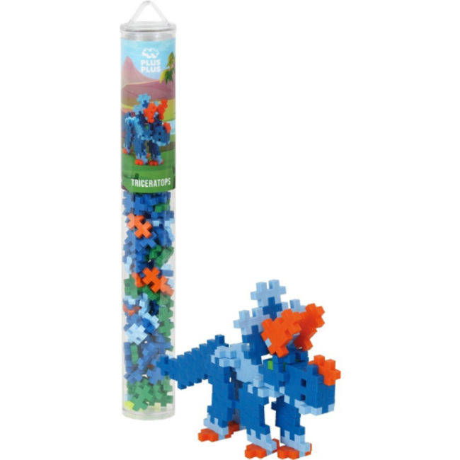 Plus Plus Tube Triceratops Plus-Plus: 100 stuks