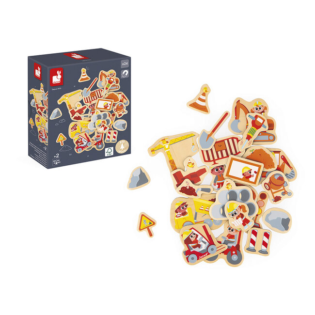 Janod Janod - Magneetset - De Bouwplaats (24)