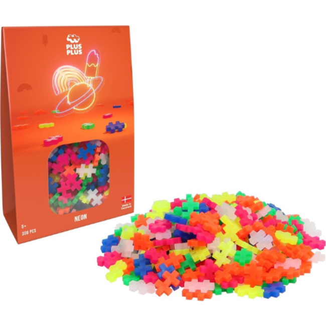 Plus Plus Neon: 300 stuks