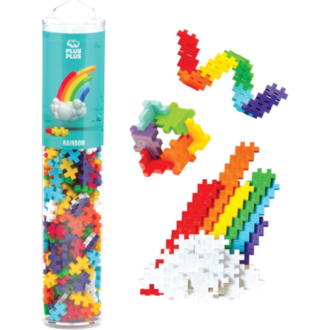 Plus Plus Tube regenboog Plus-Plus: 240 stuks