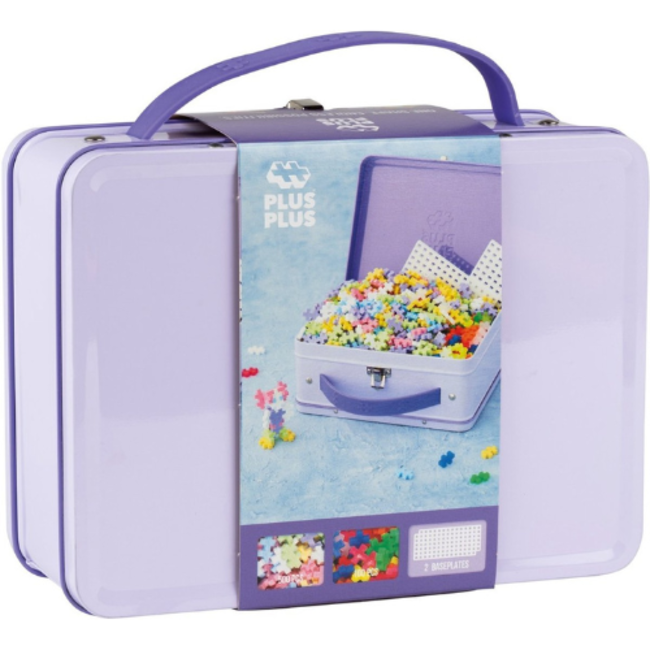 Plus Plus Reiskoffer pastel - 600 stuks