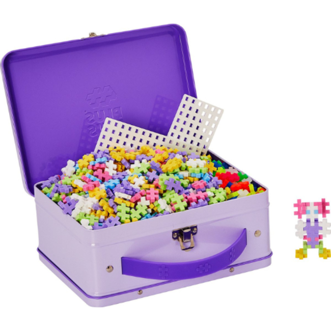 Plus Plus Reiskoffer pastel - 600 stuks