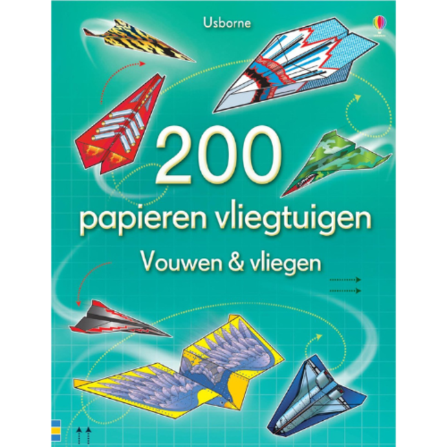 Usborne Boeken, Doeboeken - 200 papieren vliegtuigen. 6+