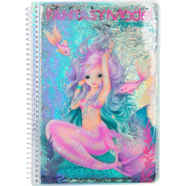 TOPModel Doeboeken, Fantasy Model kleurboek MERMAID