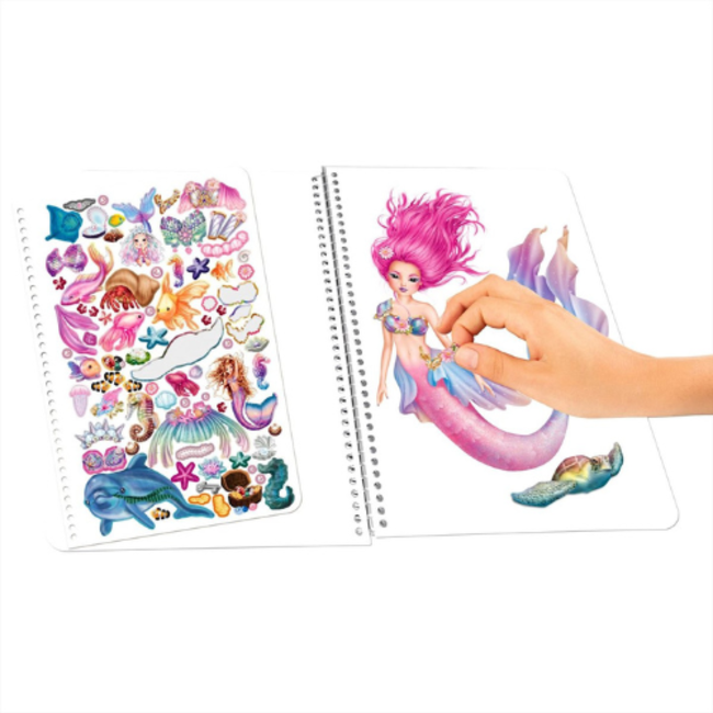 TOPModel Doeboeken, Fantasy Model kleurboek MERMAID