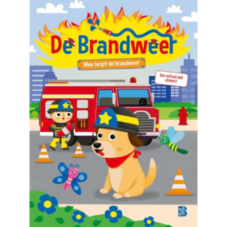 Doeboeken, Max helpt de brandweer (verhalenplakboek) 4+