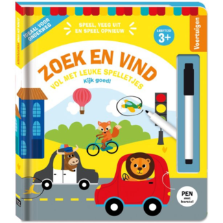 Doeboeken, Uitwisboek - Zoek en vind  Voertuigen