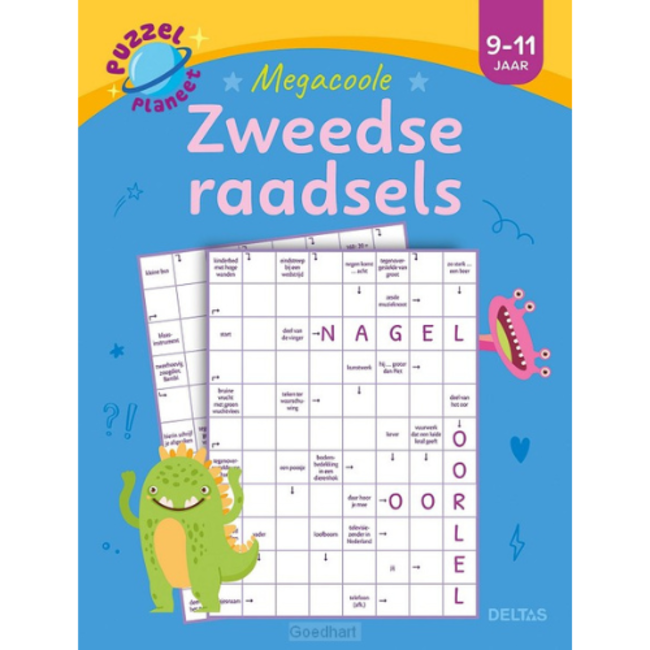 Deltas Doeboeken, Megacoole Zweedse raadsels (9-11 jaar)