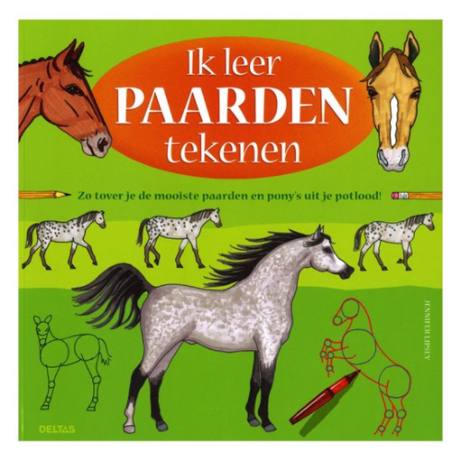 Deltas Boeken, Kleurboeken - Ik leer paarden tekenen