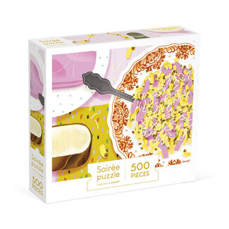 Janod Kidult Puzzel - Pasta met ham     500 stukjes