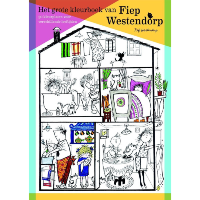 Boeken, Kleurboeken - Het grote kleurboek van Fiep Westendorp