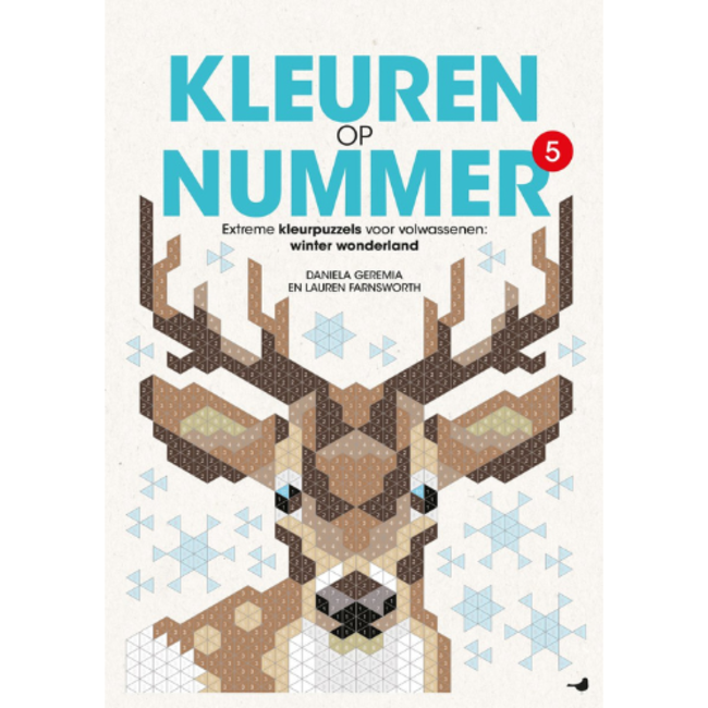 Boeken, Kleurboeken - Kleuren op nummer voor volwassenen, winter wonderland