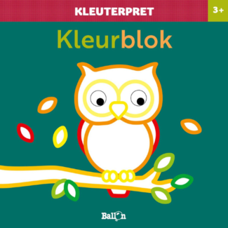 Boeken, Kleurboeken - Kleurblok Uil, 2+
