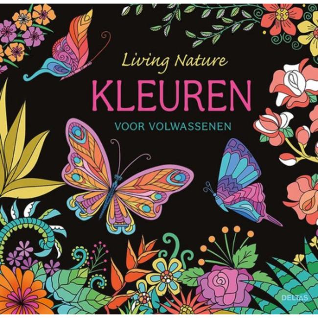 Deltas Boeken, Kleurboeken - Living Nature: Kleuren voor volwassenen