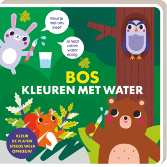 Boeken, Kleurboeken - Kleuren met water, Bos