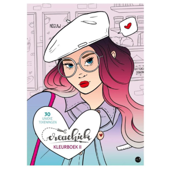 CreaChick Knutselen, Kleurboeken - CreaChick kleurboek II