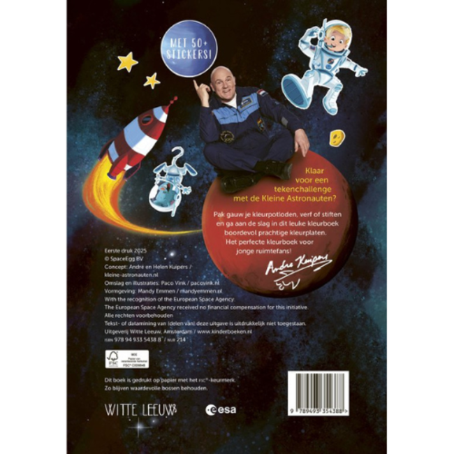 Kleurboek-De kleine Astronauten