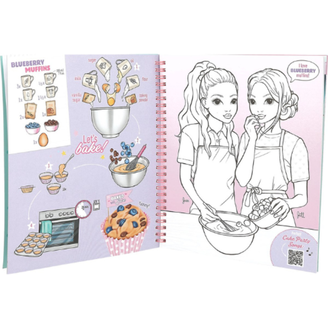 TOPModel Knutselen - TOPModel Cake + Bake kleurboek