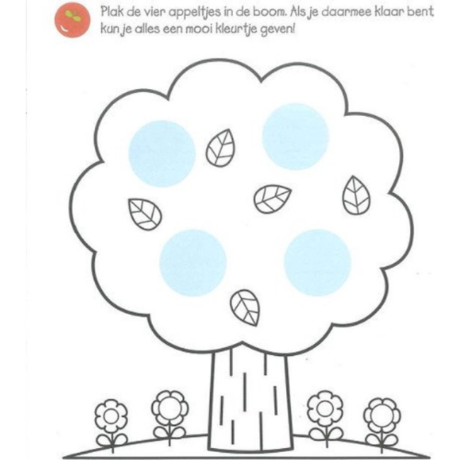 Deltas Superleuk kleur- en stickerboek voor de allerkleinsten (2-4 j.)