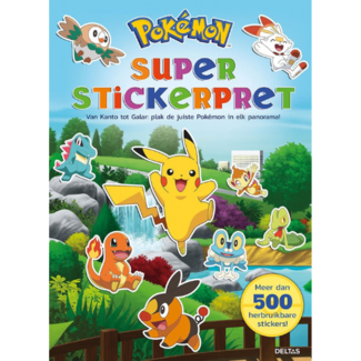 Deltas Deltas Boeken, Stickerboeken - Pokémon super stickerpret