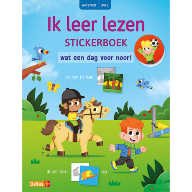 Deltas Ik leer lezen Stickerboek - Wat een dag voor Noor! (AVI  START / AVI 1)