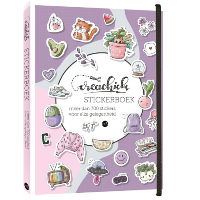 CreaChick Knutselen, Stickerboek - CreaChick Stickerboek