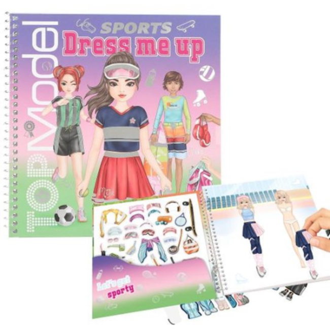TOPModel Dress me up stickerboek sports