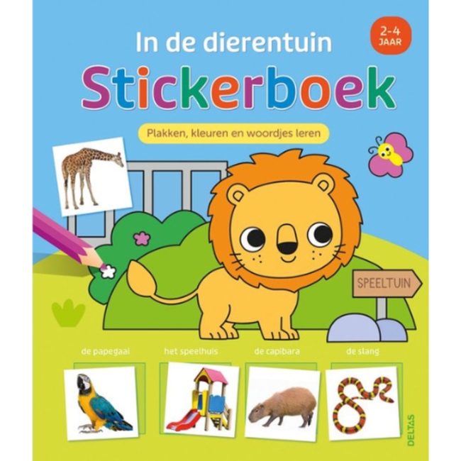 Deltas In de dierentuin Stickerboek