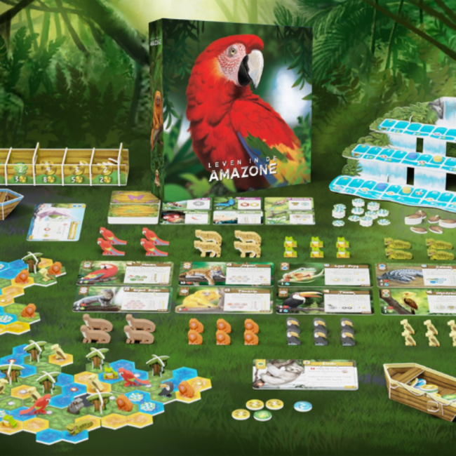 Bordspellen, Leven in de Amazone (incl. mini-uitbreiding + promo)