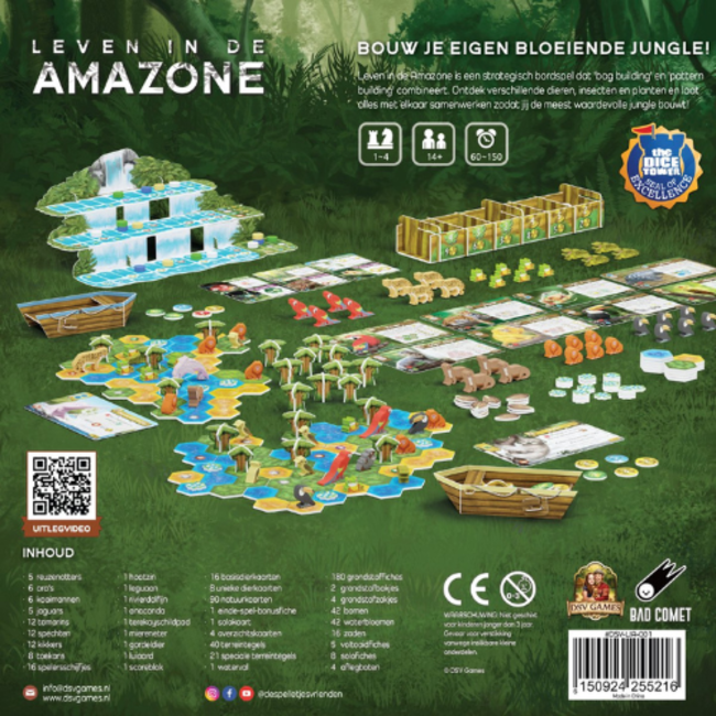 DSV Bordspellen, Leven in de Amazone (incl. mini-uitbreiding + promo)
