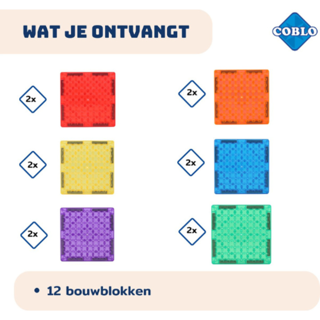 Coblo Magnetische bouwspeelgoed, Coblo - Bricks