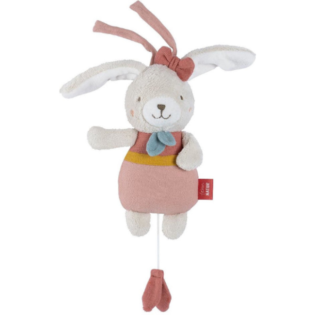 Fehn fehnNATUR Sheep, Bear & Hare - Mini musical hare