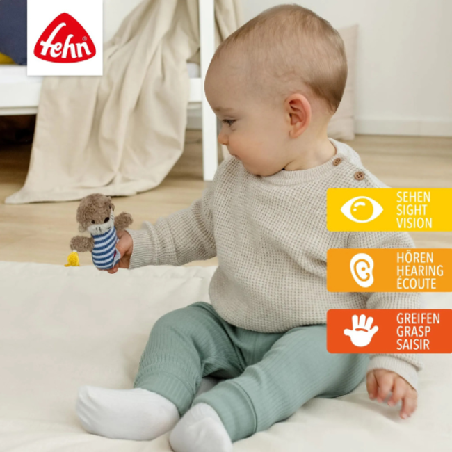 Fehn Otter Theo - Mini rattle otter