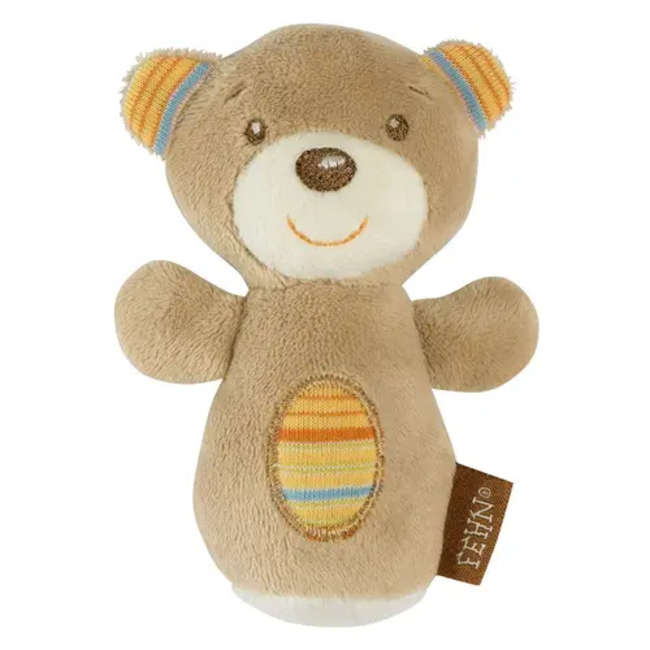 Fehn Classic stars - Mini rattle teddy