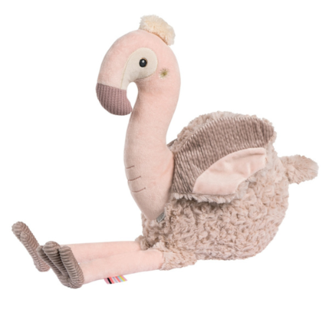 Fehn Lazy, Crazy, Pink - Cuddly toy flamingo XL