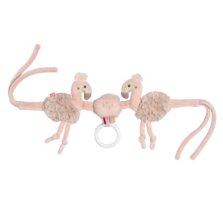 Fehn Lazy, Crazy, Pink - Pram chain flamingo