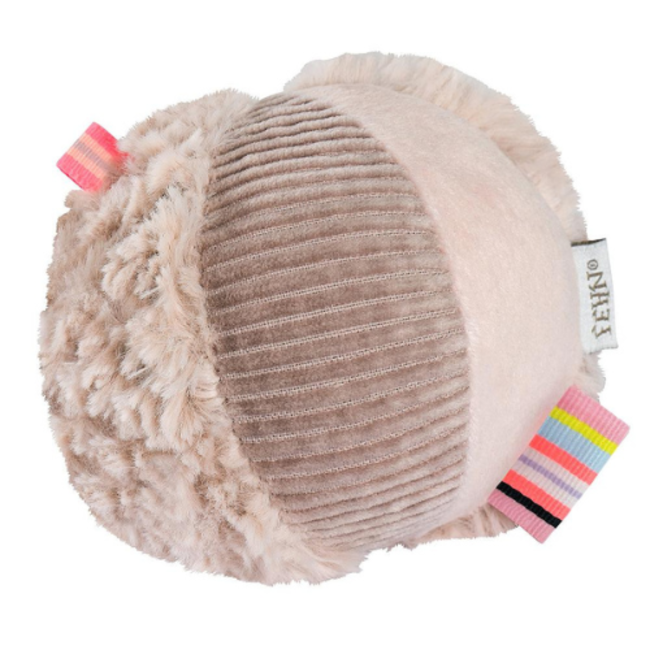 Fehn Lazy, Crazy, Pink - Rattle ball flamingo