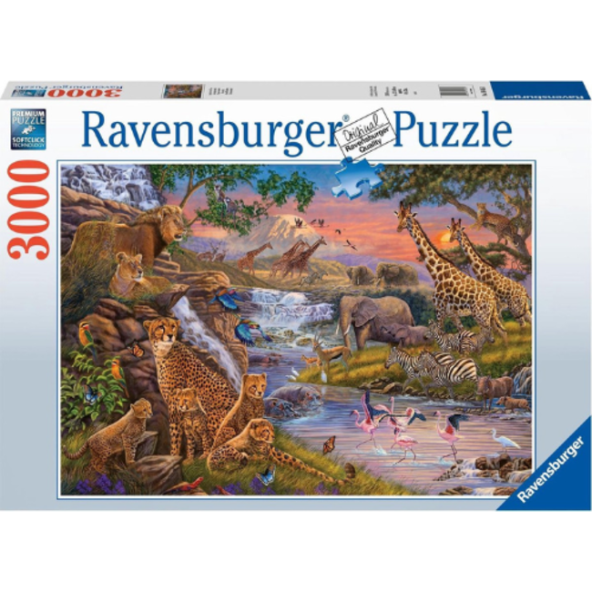 Ravensburger Ravensburger puzzel 3000 stukjes Dierenrijk