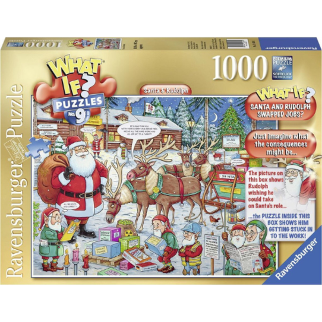 Ravensburger Puzzel What If? Santa and Rudolf