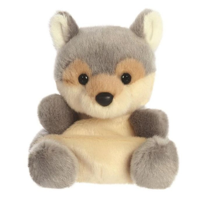 Aurora Palm Pals Knuffels -Wolf, 13cm