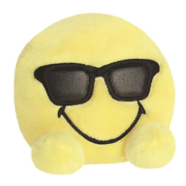 Aurora Palm Pals Knuffels - Shades smiley ,13cm