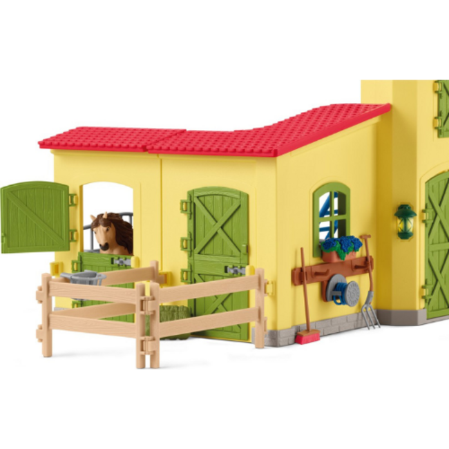 Schleich Schleich Farm world - Ponybox met Iceland pony hengst