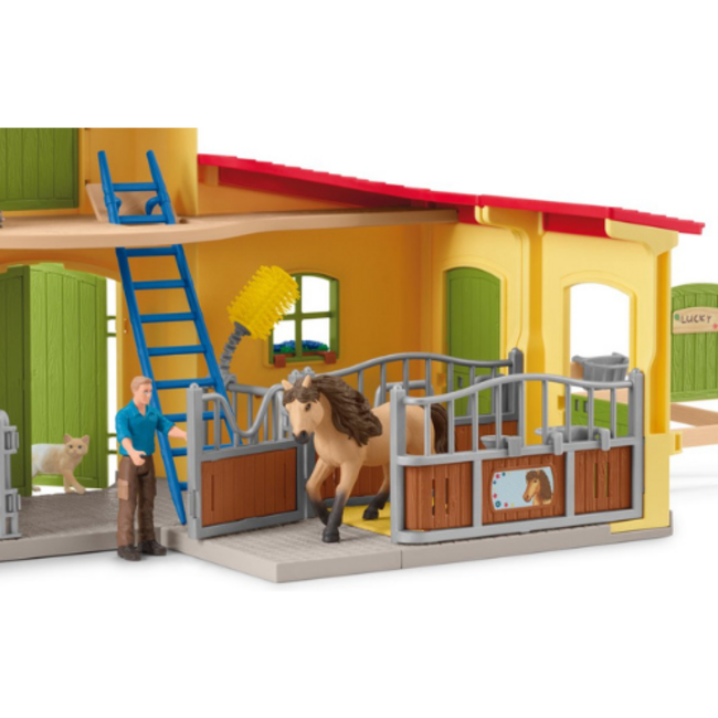 Schleich Schleich Farm world - Ponybox met Iceland pony hengst