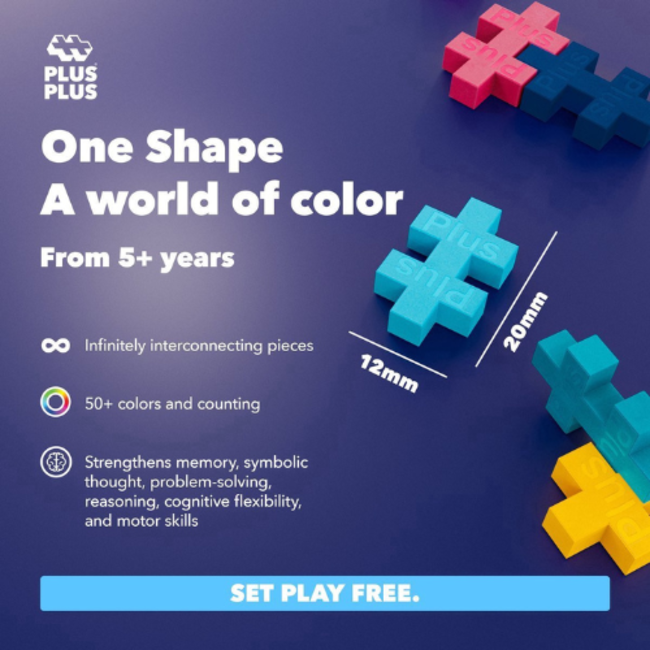 Plus Plus Plus-Plus, Tube piraat : 100 stuks