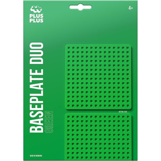 Plus Plus Bouwplaat groen Plus-Plus: 2 stuks